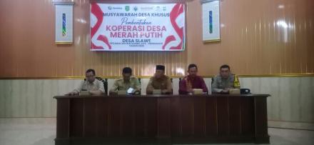 MUSDESUS PEMBENTUKAN KOPERASI DESA MERAH PUTIH SLAWE