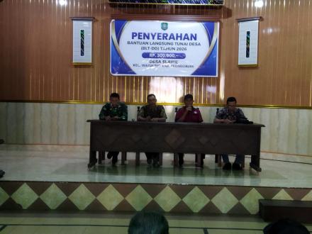 PENYALURAN BLT-DD BULAN JUNI 2026 DESA SLAWE